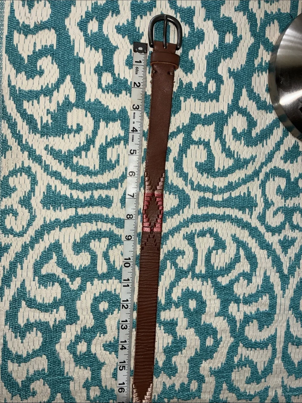 Women’s Genuine Leather Belt by Amsterdam Heritage Length 41 1/2”